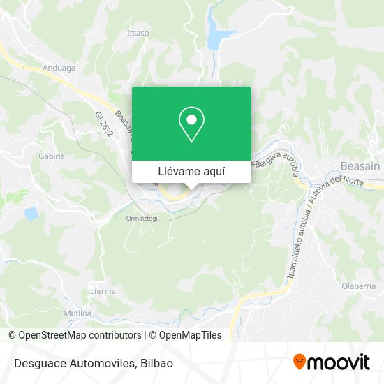 Mapa Desguace Automoviles