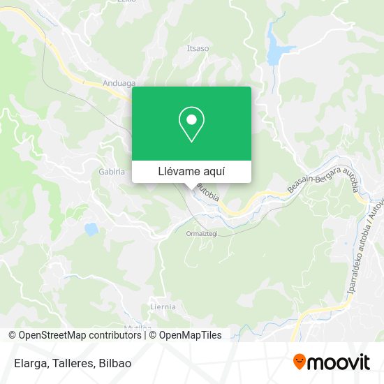 Mapa Elarga, Talleres