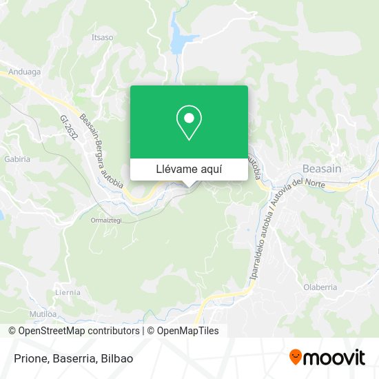 Mapa Prione, Baserria