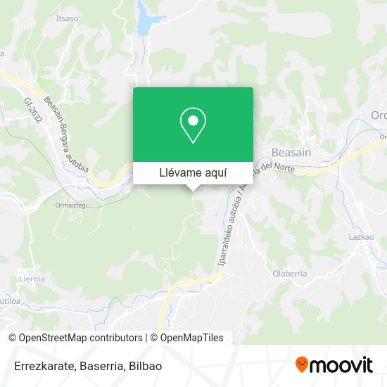 Mapa Errezkarate, Baserria