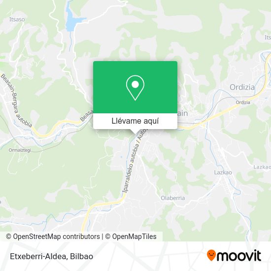 Mapa Etxeberri-Aldea
