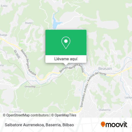 Mapa Salbatore Aurrenekoa, Baserria