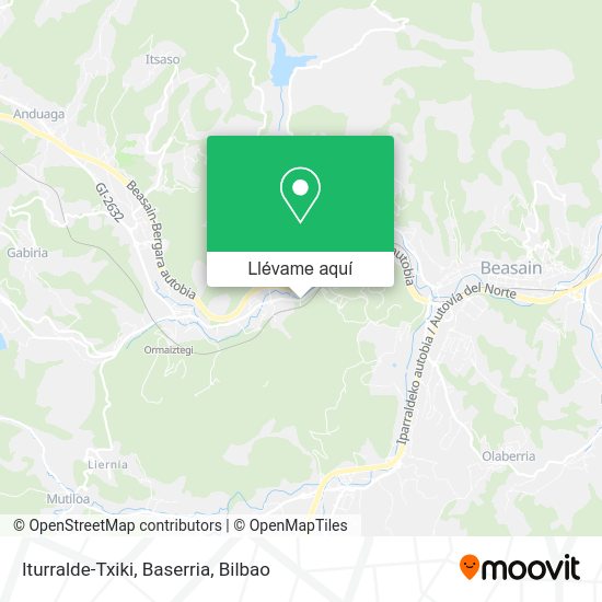 Mapa Iturralde-Txiki, Baserria