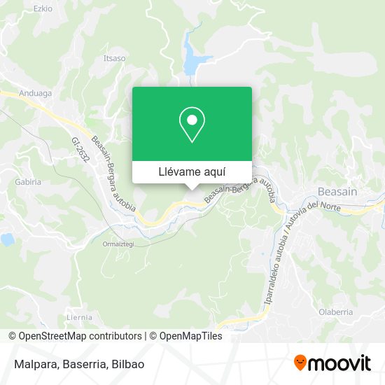 Mapa Malpara, Baserria