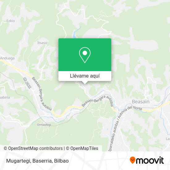 Mapa Mugartegi, Baserria