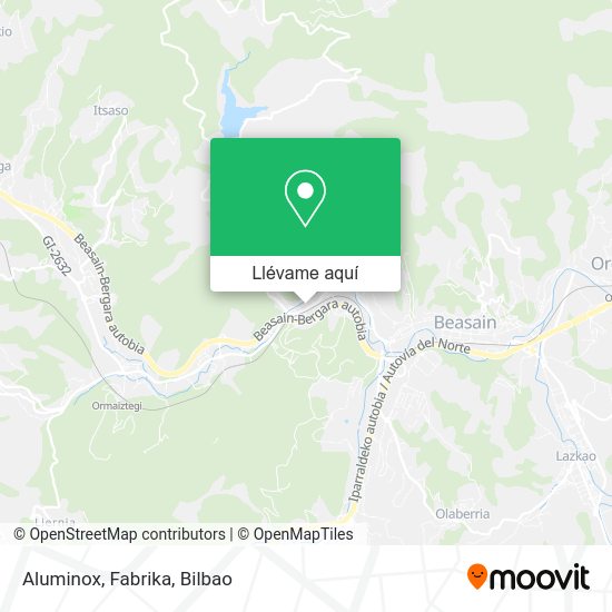 Mapa Aluminox, Fabrika