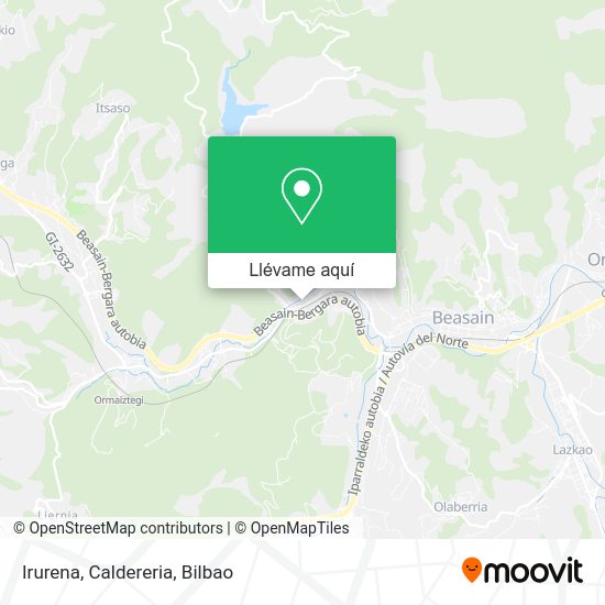 Mapa Irurena, Caldereria