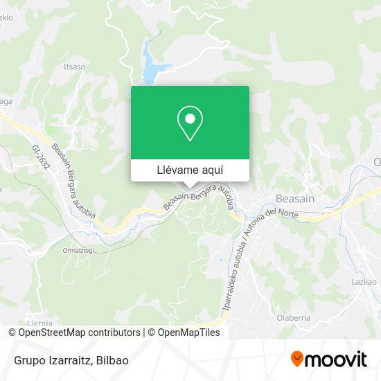 Mapa Grupo Izarraitz