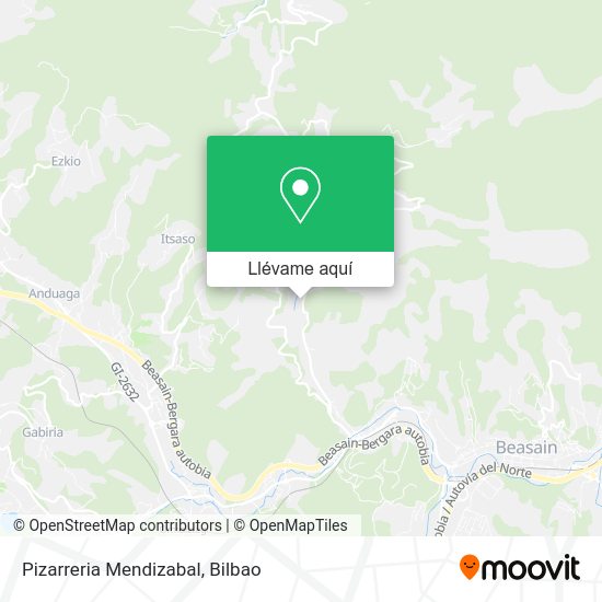 Mapa Pizarreria Mendizabal