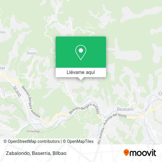 Mapa Zabalondo, Baserria