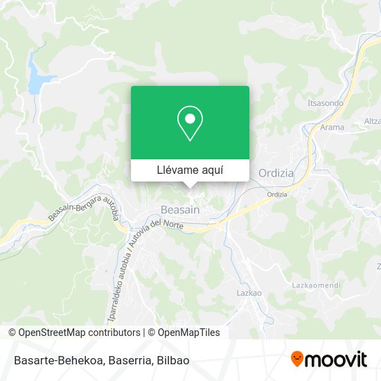 Mapa Basarte-Behekoa, Baserria