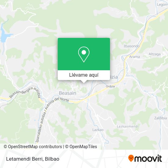 Mapa Letamendi Berri