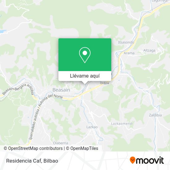 Mapa Residencia Caf