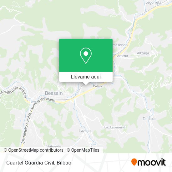 Mapa Cuartel Guardia Civil