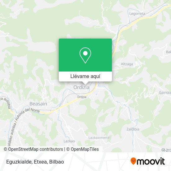 Mapa Eguzkialde, Etxea