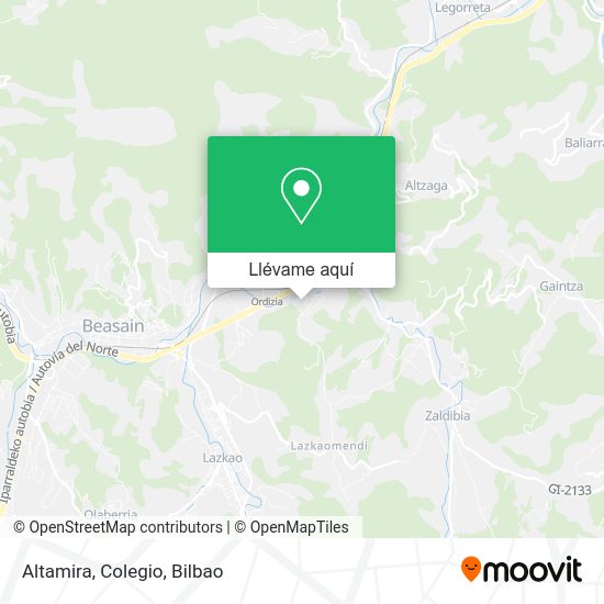Mapa Altamira, Colegio