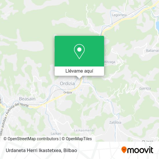 Mapa Urdaneta Herri Ikastetxea