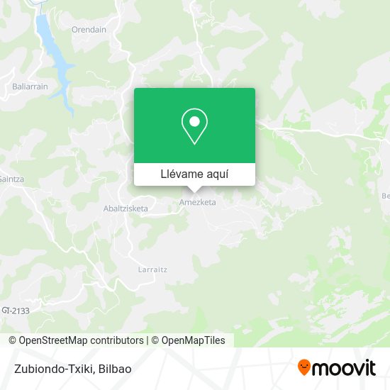 Mapa Zubiondo-Txiki