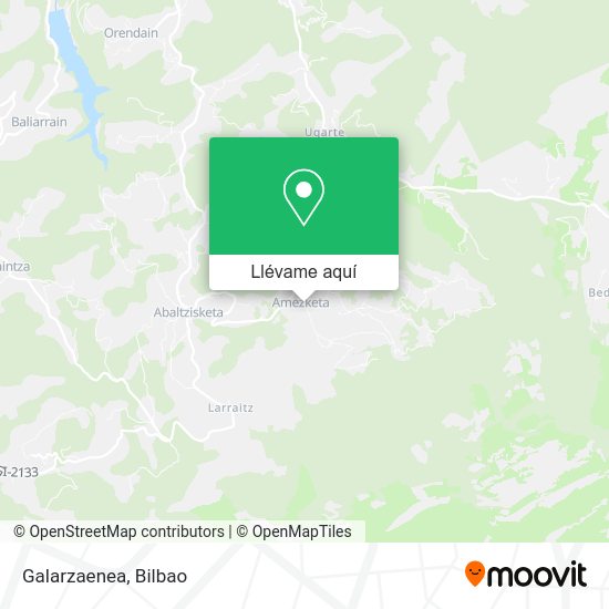 Mapa Galarzaenea