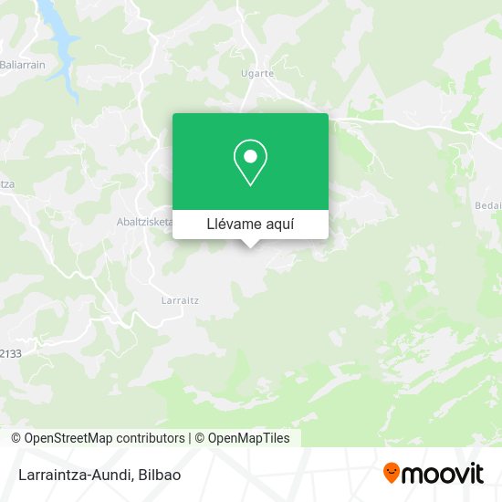 Mapa Larraintza-Aundi