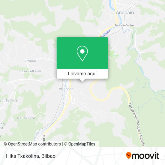 Mapa Hika Txakolina