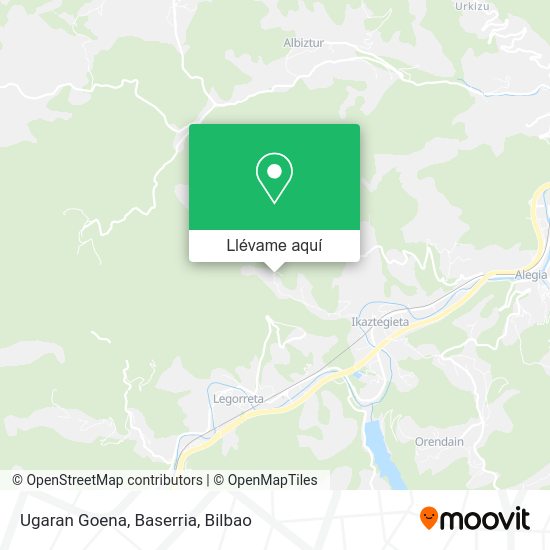 Mapa Ugaran Goena, Baserria