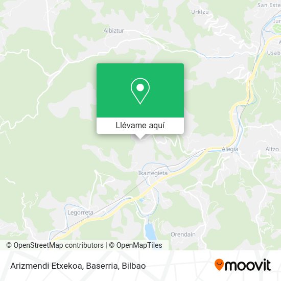 Mapa Arizmendi Etxekoa, Baserria