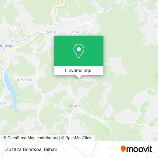 Mapa Zuzitza Behekoa