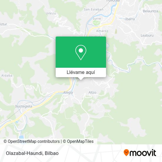 Mapa Olazabal-Haundi