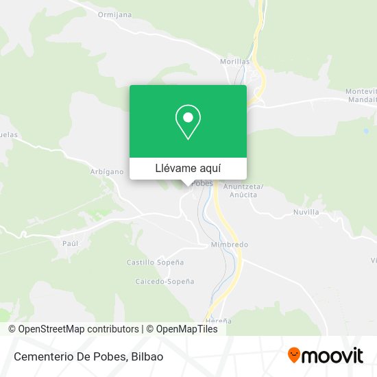 Mapa Cementerio De Pobes