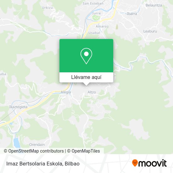 Mapa Imaz Bertsolaria Eskola