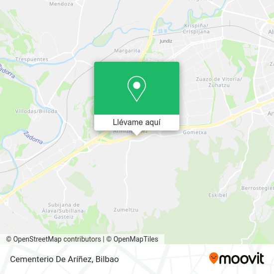 Mapa Cementerio De Aríñez