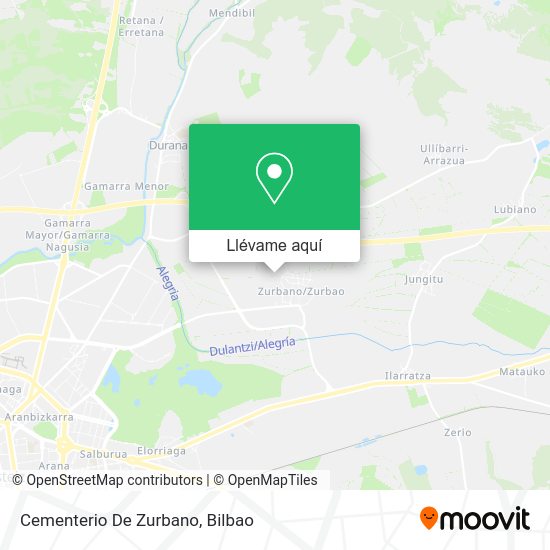 Mapa Cementerio De Zurbano