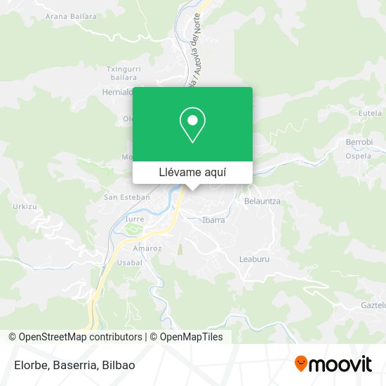 Mapa Elorbe, Baserria