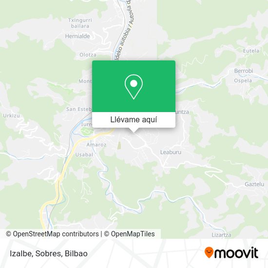Mapa Izalbe, Sobres