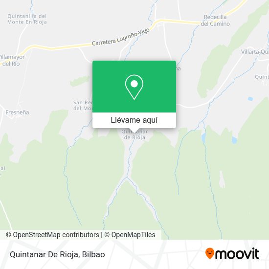 Mapa Quintanar De Rioja