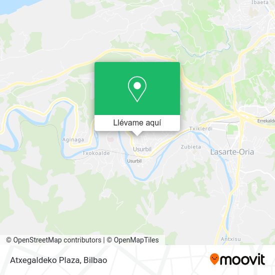 Mapa Atxegaldeko Plaza