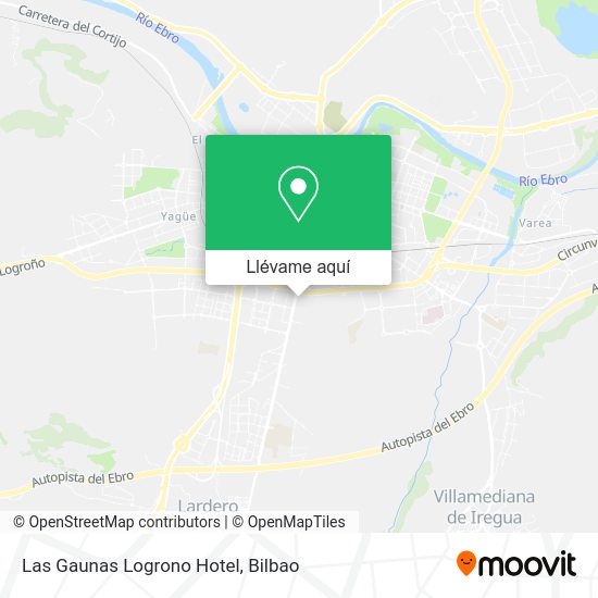 Mapa Las Gaunas Logrono Hotel