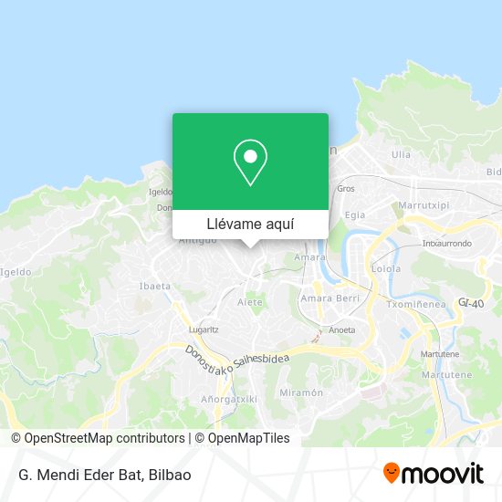 Mapa G. Mendi Eder Bat