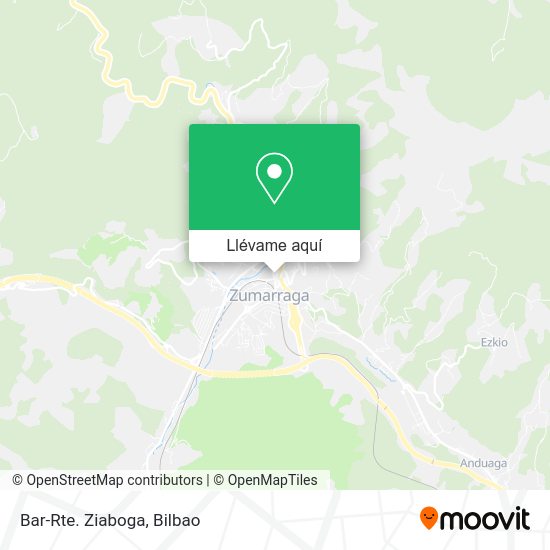 Mapa Bar-Rte. Ziaboga