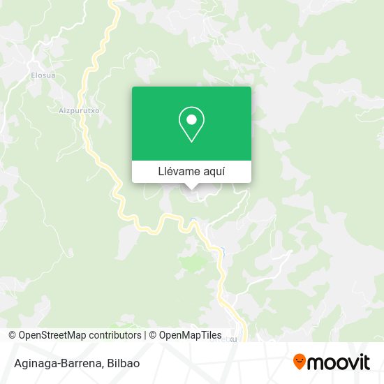 Mapa Aginaga-Barrena