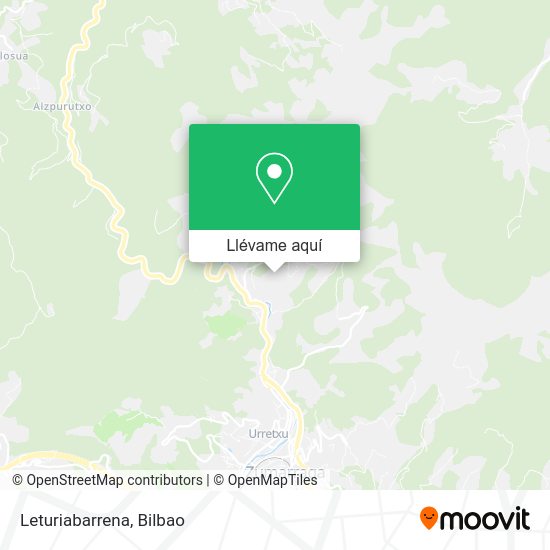 Mapa Leturiabarrena