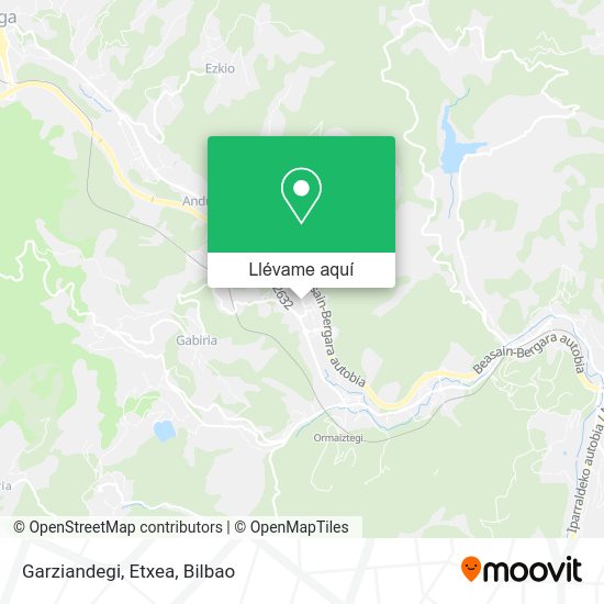 Mapa Garziandegi, Etxea