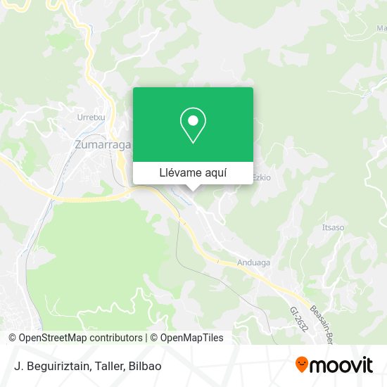 Mapa J. Beguiriztain, Taller