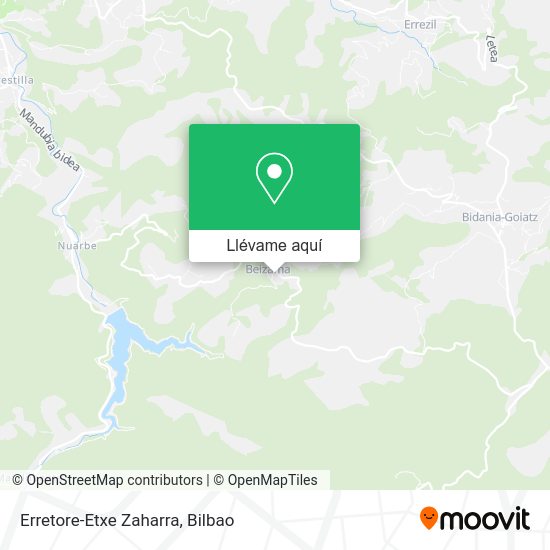 Mapa Erretore-Etxe Zaharra