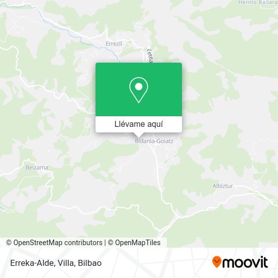 Mapa Erreka-Alde, Villa
