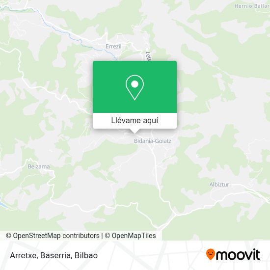 Mapa Arretxe, Baserria
