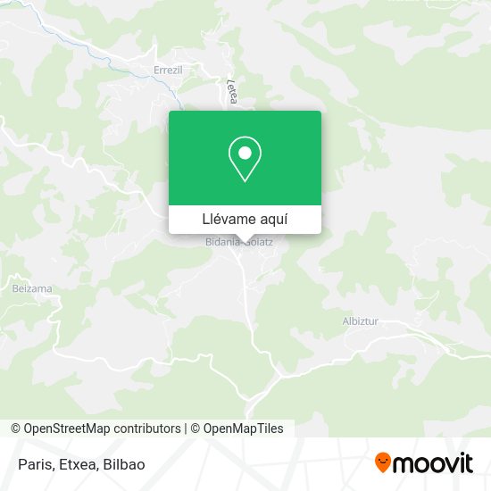 Mapa Paris, Etxea