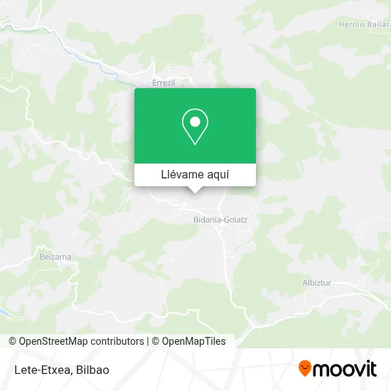 Mapa Lete-Etxea