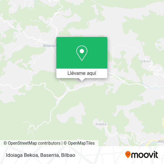 Mapa Idoiaga Bekoa, Baserria